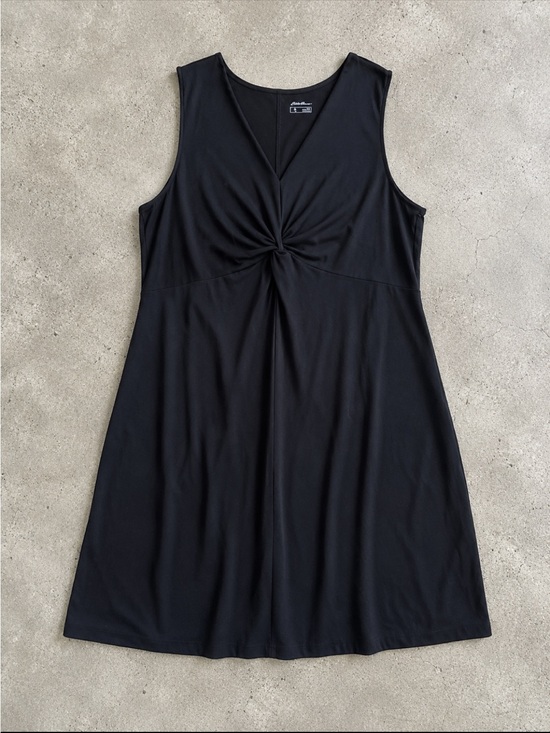 Eddie Bauer Dresses & Skirts - Eddie Bauer Travex Aster Tie the Knot Dress Woman 2XL Black Sleeveless Office